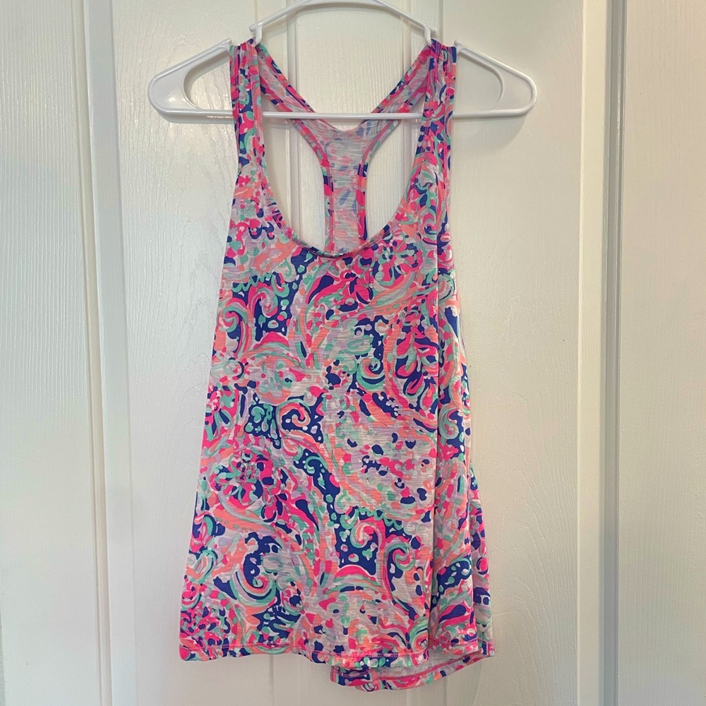 Lilly Pulitzer Luxletic Tank Top Size 12